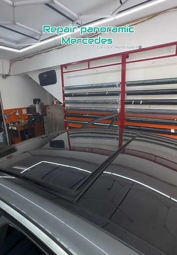 Repairing a Panoramic Roof for Mercedes Cars
