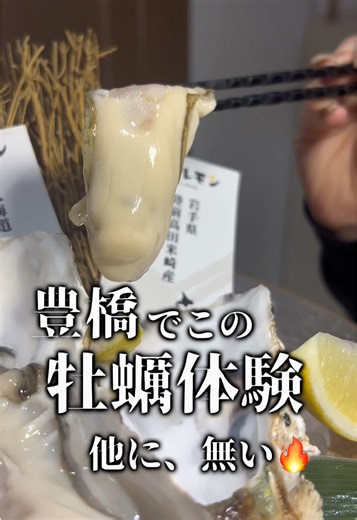 豊橋でこの牡蠣体験、他にない🔥 365日、生牡蠣が食べられるお店しってる❓ 📍牡蠣とレモン豊橋駅前店 #豊橋#豊橋市#豊橋ディナー#豊橋居酒屋#豊橋グルメ