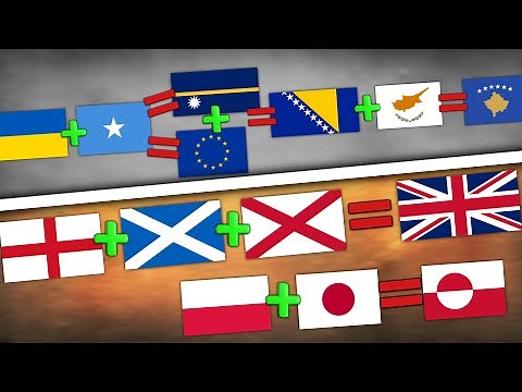 When Flags Combine: Real Flags Form Even More Real Ones 🌍