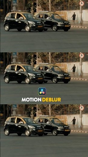 Motion deblur in DaVinci Resolve 21