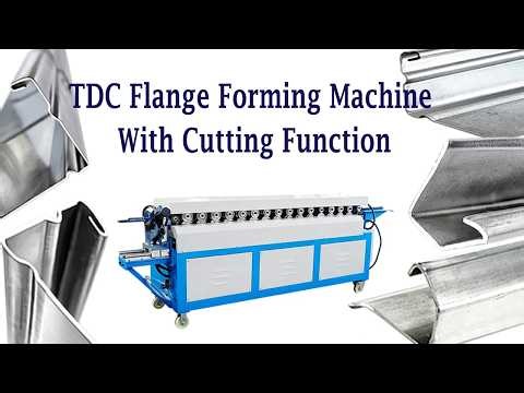 TDF Flange Forming Machine with Cutting for Galvanized