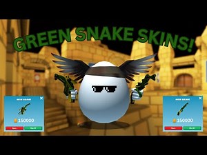 Buying Green Snake Skins | Shell Shockers