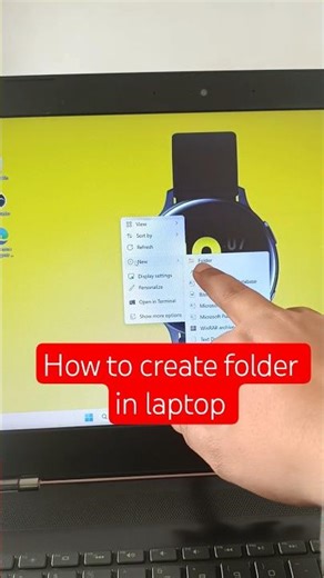 How to Create New Folder in Laptop. #shorts #laptops #laptoptips #youtubeshorts #technicalguruji