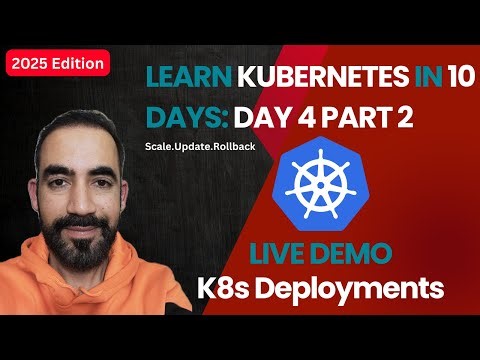 Kubernetes Deployments Live Demo: Scaling, Zero-Downtime Updates & Rollbacks (Day 4 Hands-On)