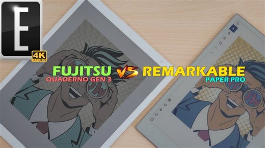 Remarkable Paper Pro vs Fujitsu Quaderno A4 3rd Generation