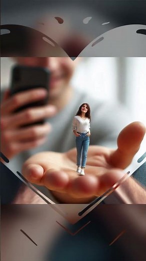 Showcase of my AI size content #shrinkingwoman #shrunk #shrinking