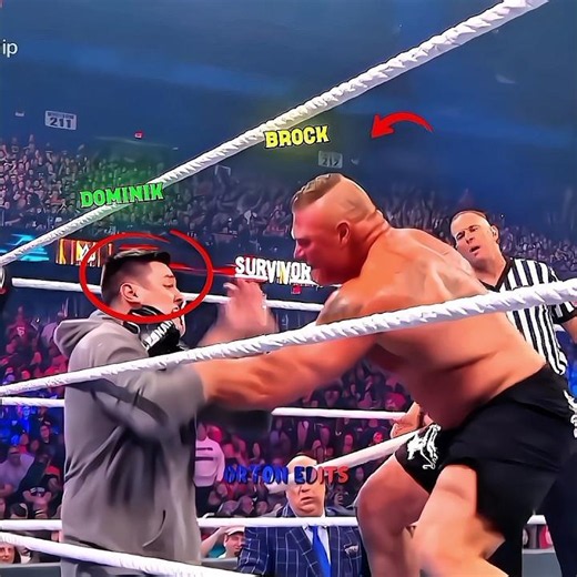 Rey Mysterio vs Brock Lesnar – A Father Fights for His Son! 🥶😈 Wwe Edit #viral #shorts #dominik