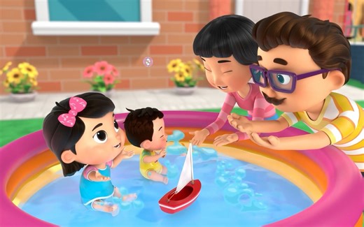 Baby Splashing in the Water—【Little Baby Bum】乐宝宝英文启蒙儿歌童谣 玩水 启蒙早教