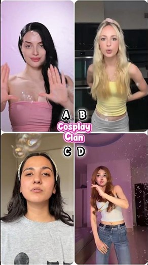 🫧 Bubble Transformation 🫧🫧 Which is your pick? A,B,C or D⁉️ #makeuptransition #bubble #danthy