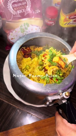 Matar Paneer Pulao 💕#cookwithruksa #paneerpulao #matarpulao #creatorsearchinsights