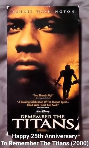Happy 25th Anniversary To Remember The Titans (2000)