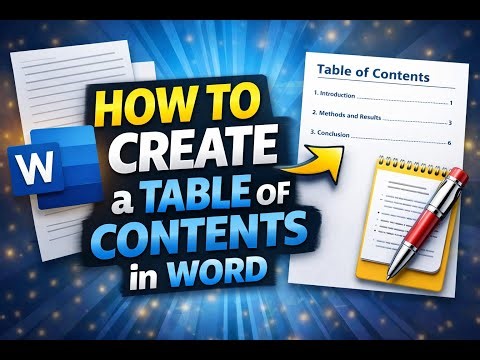 How to Create a Table of Contents in Microsoft Word – Step by Step Tutorial