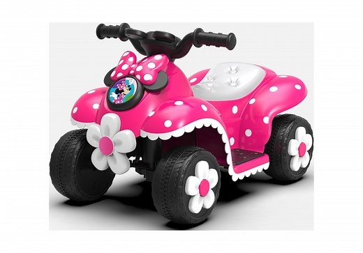 6V Minnie Mouse Quad, Battery Powered Ride-on, Ages 3