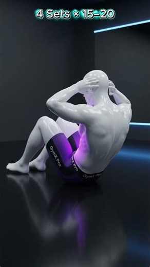 Abs Not Growing? Do THIS Abdominal Crunch Exercise For Faster Six Pack Abs! #fitness #Shorts #gym