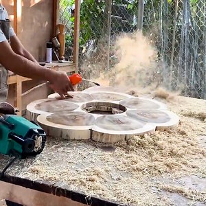 37K views · 440 reactions | Design A Tea Table With Perfect Curves From Large Wooden Blocks | WT Team Woodworking | Facebook