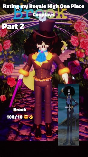 Part 2: Ussop is one of my top 5 😍 #RoyaleHigh #Roblox #OnePiece #Cosplay #RoyaleHighCosplay #OnePieceCosplay #Fyp #Brook #Boa #Ussop