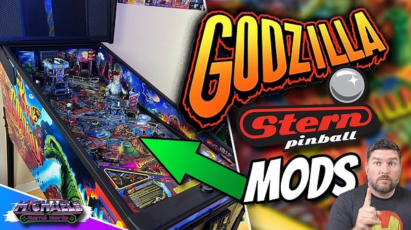 Godzilla premium Stern pinball awesome and essential mods