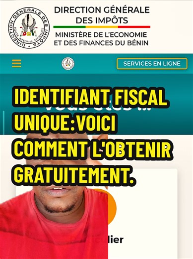 Gratuité de l'IFU (Identifiant Fiscal Unique) au Bénin : Voici comment.! #ifu #benintiktok🇧🇯 #cotonou229🇧🇯 #diaspora