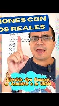 🎁 Operations with Real Numbers | Mathematics for the UNAM Admission Exam #002
