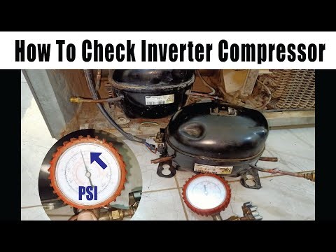 How to Check Inverter Compressor pump pressure
