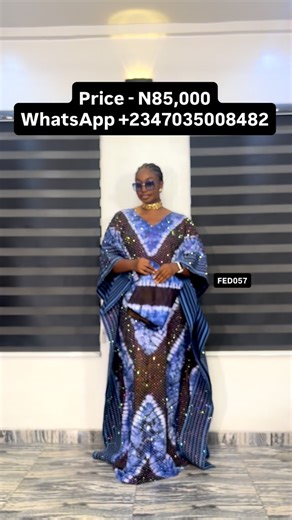 Adewuyi Mariam Adebukola/ready to wear Lagos on Instagram: "Adire dresses are must have! This is not an exception🥰 Fabric - Mali Adire, full crystal bling and cotton asooke Length on model - 66inches (she’s 5’10) Item description - fabric is soft and skin friendly. Comes with a matching scarf. PLEASE NOTE - the color of the fabric may be lighter or darker than this physically due to camera output. Note that dispatch for this item is 28th of FEBRUARY. Please note that model is not a fixed size s