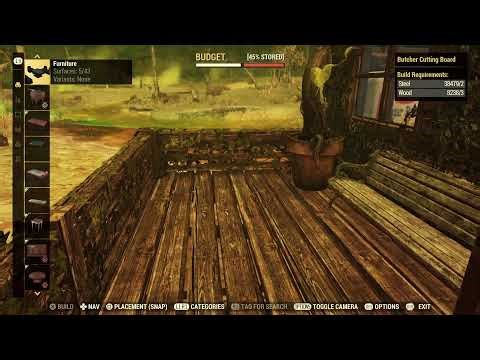 Fallout 76 camp building a mobile raider tower dailies events chill