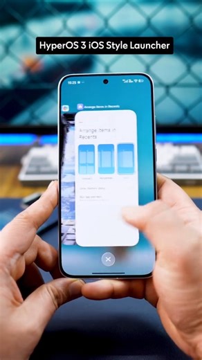 Rajesh on Instagram: "Here’s the first look at HyperOS 3’s new system launcher featuring an iOS‑style stacked Recents drawer. Sleek, modern, and designed for smoother multitasking — Xiaomi is stepping up the game! 🚀📱 🔖 Hashtags: #HyperOS3 #Xiaomi #SystemLauncher #iOSStyle #AndroidUpdate #TechNews #Smartphones #MobileUI #LauncherUpdate #techcommunit"