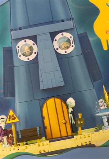 Squidward's Lego Brick Adventure in Bikini Bottom