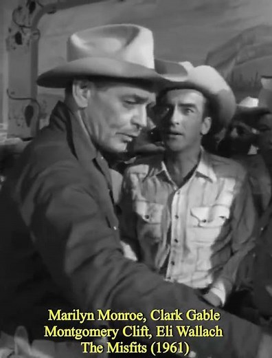 Marilyn Monroe, Clark Gable, Montgomery Clift, Eli Wallach "The Misfits" (1961)