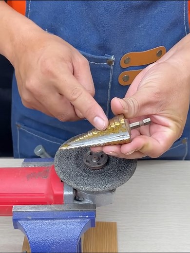 Millions Still Don't Know - The Fastest Way To Sharpen Step Drill Bit Like New !!! #fbreelsfypシ゚viralシ #reelsvideoシ #fbreelsfypシ゚ #fbreels #fb #shorts #short #fblifestyle #fbreelsfypシ゚viralfbreelsfypシ゚viral #shortreel | King Tricks & Tools
