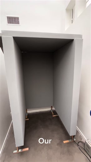 Modular Gobo Vocal Booth A vocal booth works by controlling the reflections closest to the microphone and the performer. It does not need to be a permanent structure to do that job. A modular Gobo vocal booth is built by placing freestanding Gobos around the vocal position and resting a cloud above them. The Gobos reduce reflections from the sides and behind the performer, while the cloud reduces reflections coming from the ceiling. This limits how much nearby surfaces contribute to what the mic