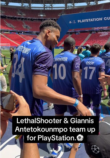Giannis Antetokounmpo Joins PlayStation for UCL Final