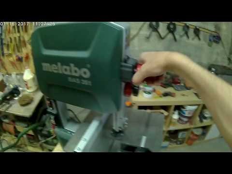IDéco DIY : Présentation et démonstration Scie à Ruban METABO BAS 261 précision
