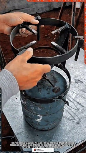 Adjustable Pot Stand: Supporting Cookware With Steady Smooth Practical #tool #tools #innovation