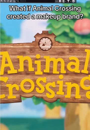 Animal Crossing Makeup Art Animation