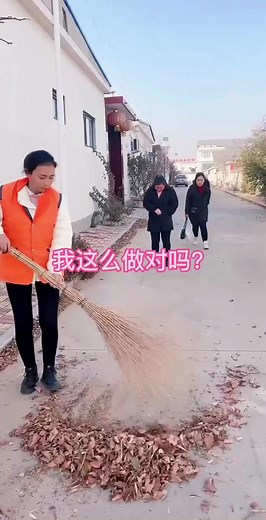 Autumn Leaf Sweeping: Community Clean-up Effort