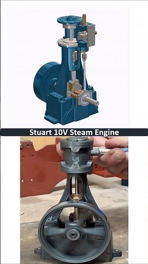 Stuart 10V Steam Engine || Steam Engine #engine #enginemodel #enginepower #automotive ‪@Er_Simmu1014‬