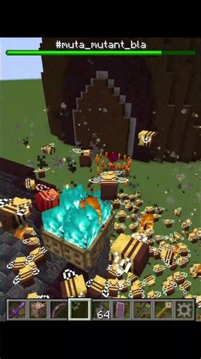 1000 Bees vs Mutant Blaze 🐝🔥 Who Wins?