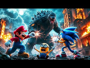 Minions, Sonic, Mario vs. Godzilla. Don't miss