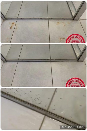 How to remove rust from bathroom tile?
