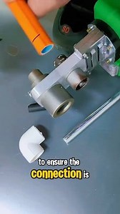 Do you know what a high-quality PPR pipe connection looks like when cut open_ #tips #reels #plumber #building #virlpost #framing #shorts #viralpo #plumbingte #Plumbingtech | Innocraftsman UK