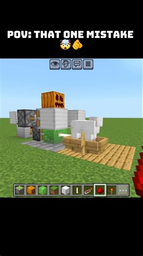 THAT ONE MISTAKE ? #minecraft #minecraftshorts #minecraftbuilds