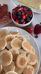 1.5K views | SAVE THIS hack for fluffy, bite-sized mini pancakes!...