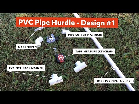 Creating Your Own Cheap Hurdles - PVC Pipe Hurdle - Design #1