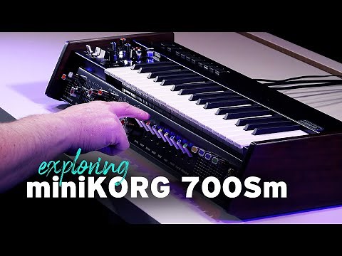 miniKORG 700Sm - Full Feature Overview of Korg’s Vintage-Inspired Analogue Synth