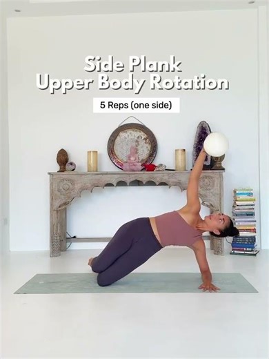 Side Plank Upper Body Rotation