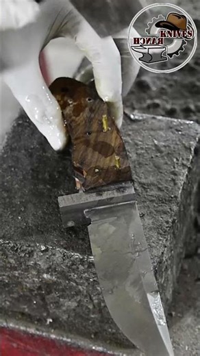 Handle Attachment Process on 2131 Wood Knife | Strong & Secure Fit | Knives Ranch
