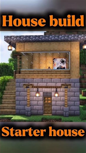 Minecraft starter house 🏠 tutorial #minecraft #shorts