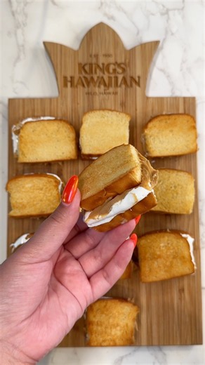 🥜 MINI TOASTED FLUFFERNUTTERS! #kingshawaiian