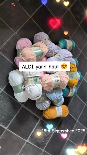 @Aldi UK yarn haul #yarn #crochet #yarnhaul #fyp #crochetersoftiktok